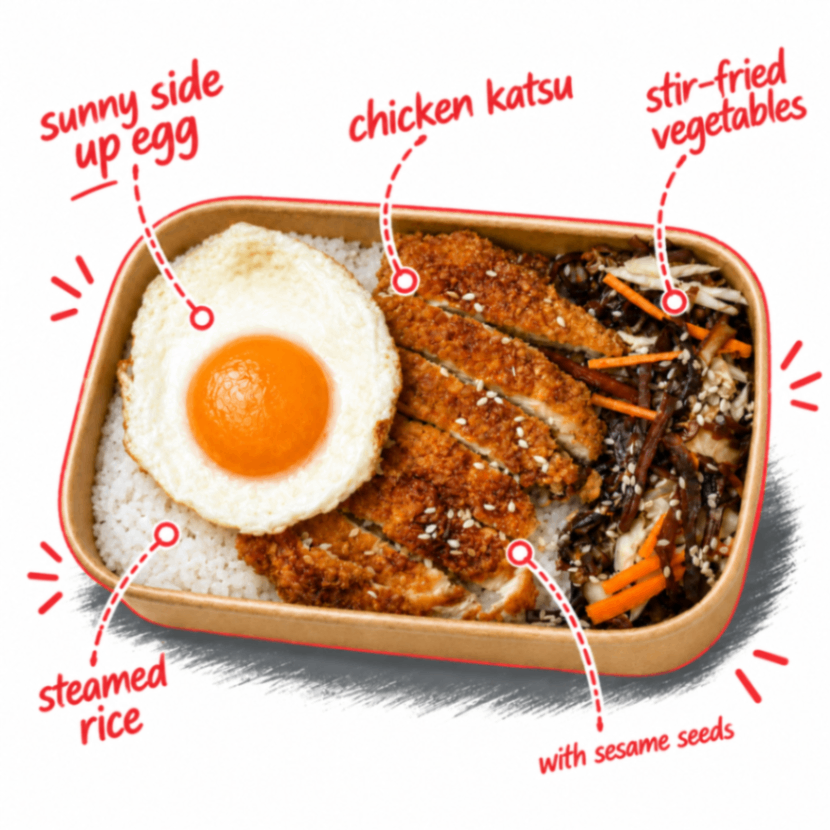 Epic | Chicken Katsu Teppanyaki Rice (Fried Egg)