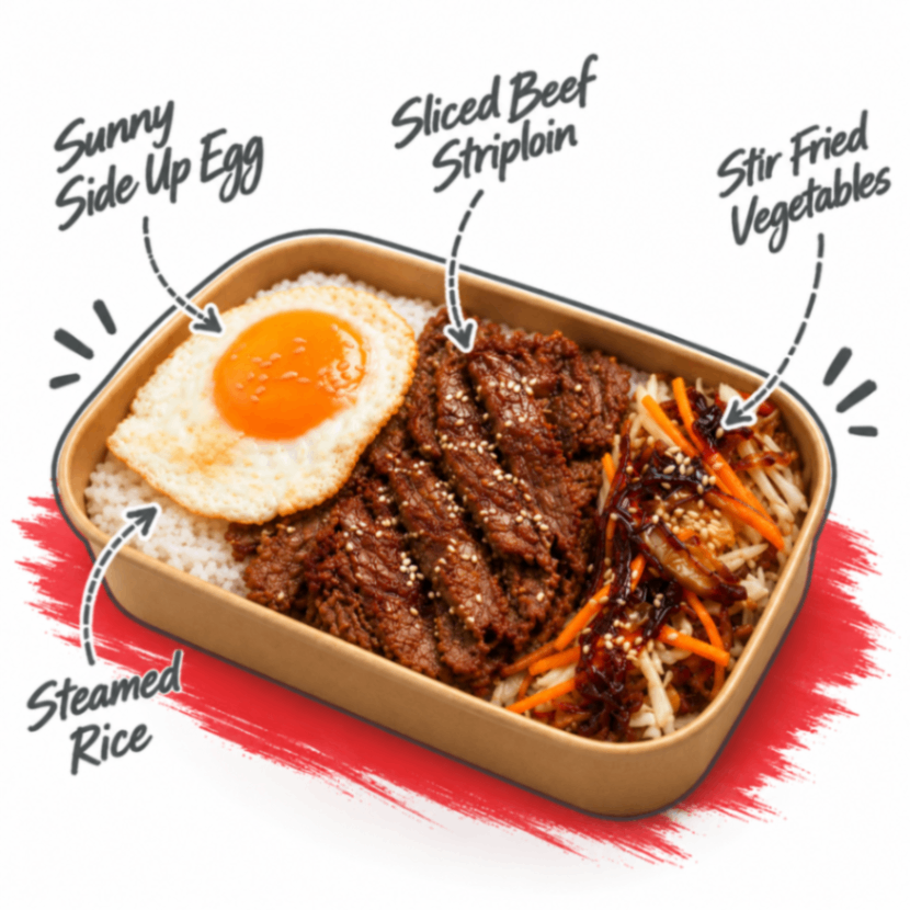 Epic | Beef Striploin Teppanyaki Rice (Fried Egg)
