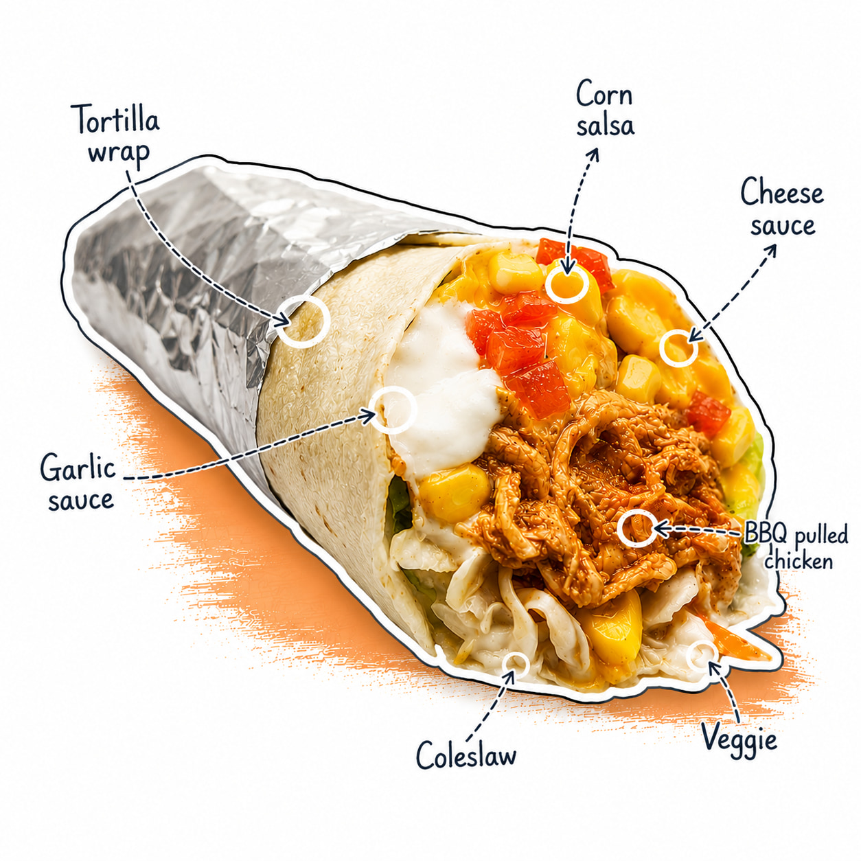 Epic | Pulled Chicken Wrap